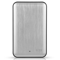 爱国者(aigo)HD808 4T USB3.0 移动硬盘 灰色