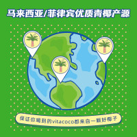 清凉饮品 唯他可可 天然椰子水椰汁饮料 330ml*12瓶