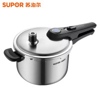 苏泊尔(SUPOR)蓝眼高压锅加厚304不锈钢100kpa加压通用锅底YW243LB1压力锅7L