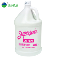 白云洁霸 SUPERJEEBA JB112 中性清洁剂 多功能去污清洗剂 厨房酒店除垢剂 3.78L*4桶/箱