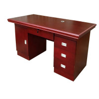 金扎特 油漆办公桌写字台老板桌 1.6米电脑桌