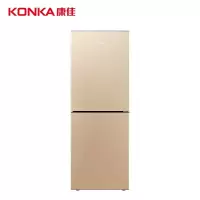 康佳(KONKA) 180L双门小型迷你家用电冰箱 冷风款BCD-180WD2EGX 金色