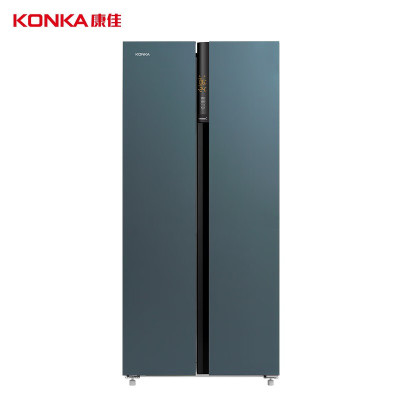 康佳(KONKA) 605L风冷对开门电冰箱 一级变频云离子养鲜 BCD-605WD5EBLP
