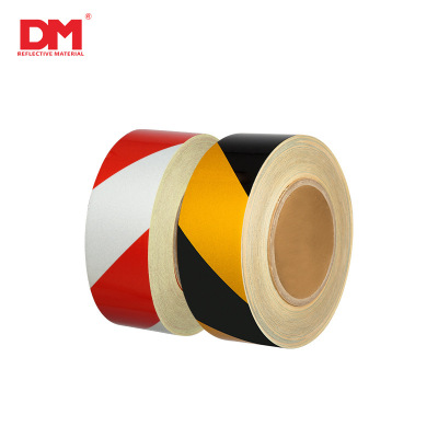 囍诺 DM黑黄斜纹反光条胶带 宽5cm长45.7米/卷