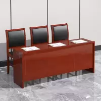 金扎特 会议室会议桌长条桌员工培训桌办公会议桌长桌1800*600*750mm