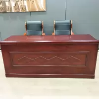 金扎特 办公家具会议室发言台会场演讲台条形桌会议桌大型会议前排长桌子1.4*0.6*0.75