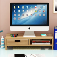 勇强达 电脑显示器增高架支架浅胡桃