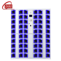 DXBG智能手机柜存放柜充电柜存包柜储物柜60门充电透明款