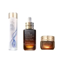 [送礼优选 礼盒装]雅诗兰黛原生液200ml+特润精华50ml+抗蓝光眼霜15ml