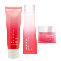 [生日礼物 礼盒装]雅诗兰黛红石榴二合一洁面125ml+红石榴倍润水200ml+红石榴面霜50ml