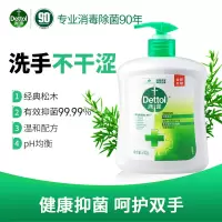 滴露(Dettol)健康抑菌洗手液松木500g瓶