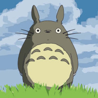 DIY数字油画框(龙猫/带礼盒) 40*40cm