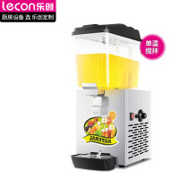 乐创lecon饮料机多功能 冷饮机商用单缸单温搅拌 DN-312