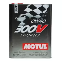 摩特(Motul)酯类全合成机油 300V TROPHY 0W-40 SN 2L/桶 欧洲进口