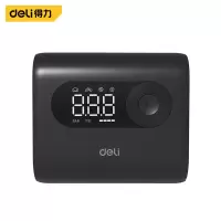 得力(deli)专业款商用无线迷你充气泵大功率120w无线有线两用汽车轮胎自行车电动打气筒充气泵 DL880120