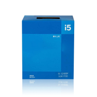 i5-12400F 12代 酷睿 CPU处理器 6核12线程 单核睿频至高4.4Ghz 盒装CPU