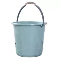 晋龙泰 塑料手提水桶 垃圾桶 储水塑料桶 洗澡洗衣桶 25L 大号 北欧蓝