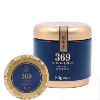 绿雪芽福鼎白茶3年紧压白茶小薄饼茶七片罐装84g_5145