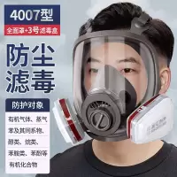 普达 防毒面具全面罩 尘毒两用口罩 4007单独主体 可选配滤毒盒或滤毒罐使用 1个