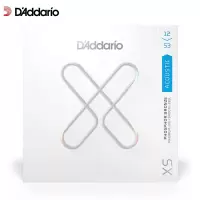 达达里奥(D’Addario)XS美国进口民谣吉他琴弦1253 防锈镀膜钢弦芯适中12-53磷铜