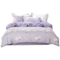 多喜爱 美眠康 摩卡绒四件套 云梦花都203*229cm