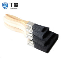 工霸(GONGBA)加厚黑毛油漆刷 扁油刷清洁刷 2寸 50mm 3把/件 1件(2件起订)