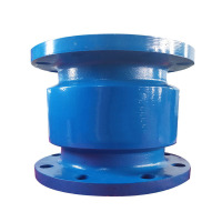 京采优品 止回阀 法兰消声止回阀 铸铁喷漆 HC41X-16 DN80(单位:个)