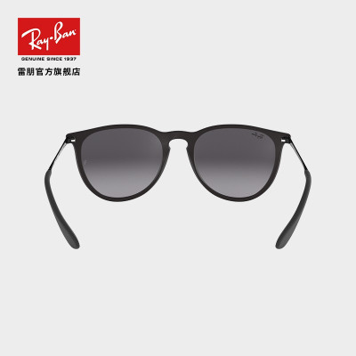 雷朋(RayBan) 雷朋太阳镜女款复古猫眼优雅渐变可定制0RB4171F 爱丽卡送女友 622/8G 黑色镜框灰色渐变