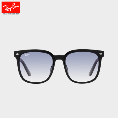 雷朋(RayBan)成毅同款雷朋新品太阳镜黑超显脸小0RB4401D礼物送男友 渐变601/19黑色镜框 尺寸57