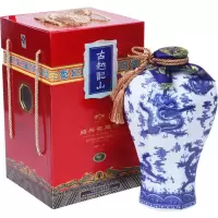 古越龙山绍兴花雕酒 坛装黄酒 大容量坛子酒 收藏摆柜造型酒 九龙至尊2.5*1坛装