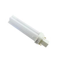 飞利浦PL-C插拔管插口节能灯 2P两针10w冷白光6500k 10支/盒 1盒