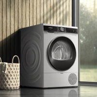 西门子10公斤大容量热泵烘干机干衣机家用空气护理 蚕丝被柔护 羽绒服烘 除菌烘 支持国家补贴 WT25AMD00W 白色