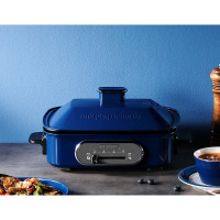 摩飞电器(Morphyrichards) MR9088多功能锅料理锅 电烧烤锅电火锅烧烤炉家用电蒸锅 薄荷绿