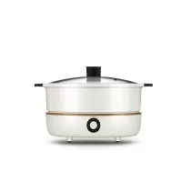 九阳 Joyoung 电火锅4.5L家用电磁加热多功能分体式鸳鸯火锅 C21-HG3