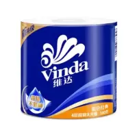 维达(Vinda)卷纸 蓝色经典140克1卷 4层加厚卫生纸卷简纸[1卷]
