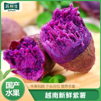 [苏鲜生]越南进口新鲜紫薯 地瓜蔬菜 软糯香甜 9斤 中大果 单果100g以上 软糯香甜