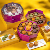 锦华 月饼礼盒 中秋礼盒 玉兔欢享1045g