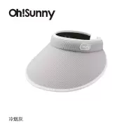 ohsunny-暮光系列-女士蛋糕遮阳帽 冷烟灰
