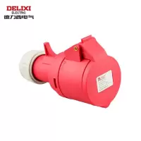 德力西 工业插头 插座连接器DEP2-225 32A5芯415V 单位:个