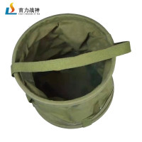 首力战神 折叠水桶 折叠绿色帆布水桶 1个