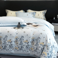 洁丽雅(Grace)四件套床品套件被套床单款1.8/2米床枕套标准尺寸秘境
