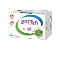伊利 高钙低脂牛奶250ml*16盒/箱 脂肪减半 增加25%钙 礼盒装TM用
