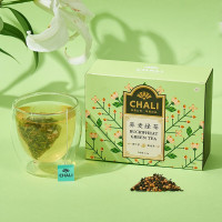 CHALI茶里(ChaLi) 多口味选择花草茶三角袋泡茶包便携肖战 桂花乌龙 36g * 1盒 桂花乌龙盒装36g-线下