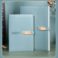 勤得利 2023年工作效率手册记事本A5仿皮办公手册笔记本手账本可定制LOGO 5本起订