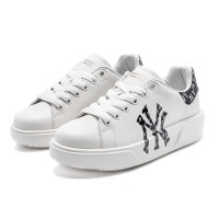 美职棒(MLB)官方mlb男鞋女鞋 23款 男女情侣板鞋学长鞋厚底休闲板鞋3ASXCCH3N 50BKS/潮流老花/纽约