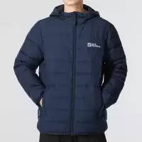 狼爪羽绒衣连帽外套男装2023夏季新款运动服保暖棉羽夹克5222231