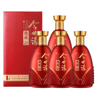 今世缘 典藏20 柔雅型白酒 42度 500ml*4瓶 整箱装 婚庆喜宴 商务宴请