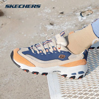 斯凯奇(Skechers)女鞋 2023秋季新款熊猫鞋轻便透气休闲鞋厚底增高老爹鞋运动鞋