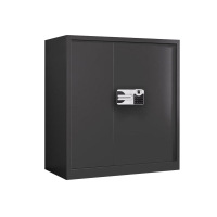 臻远 ZY-BMGH-24 保密柜密码锁文件柜档案资料柜 黑色单节智能指纹锁不带斗保密柜