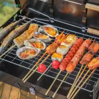 邦本色 家用户外可折叠烧烤炉 便携多功能露营烧烤炉子烧烤架